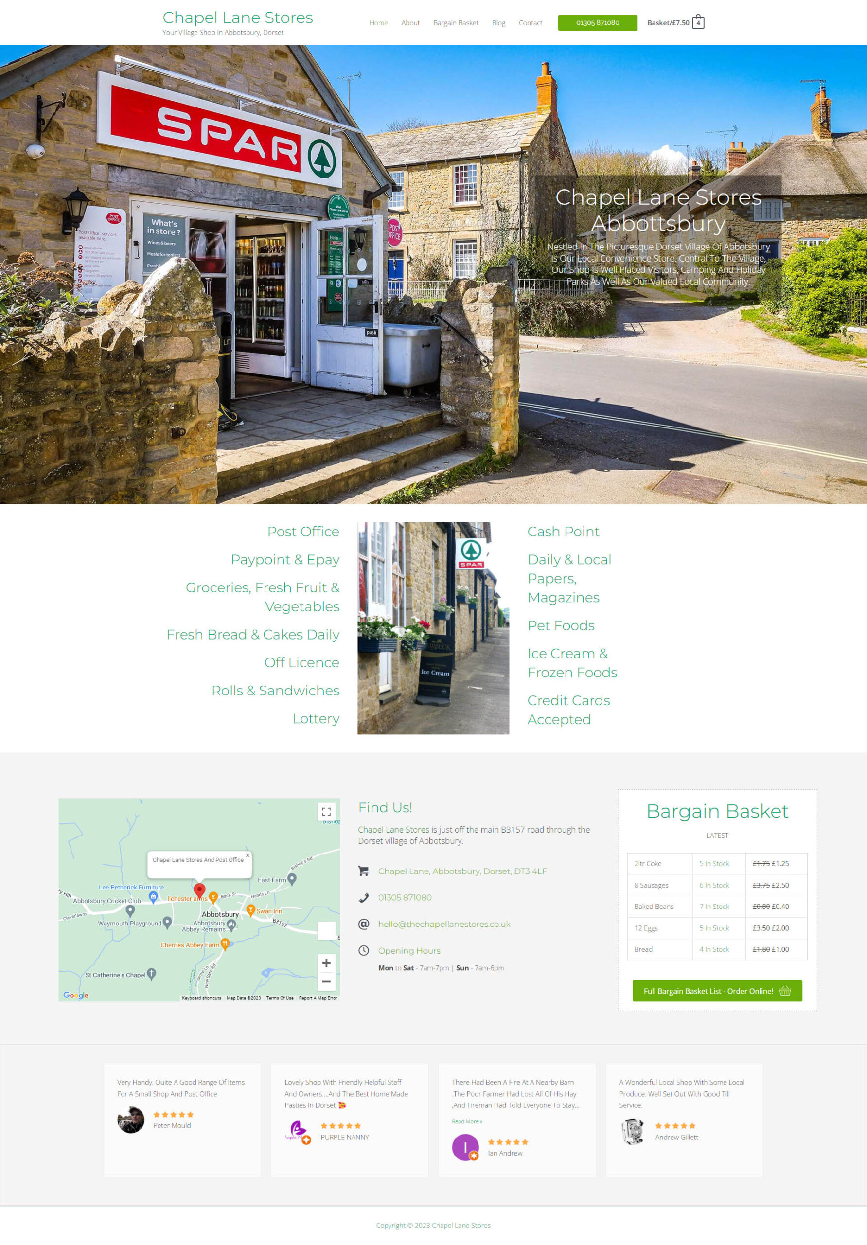Local Business Website